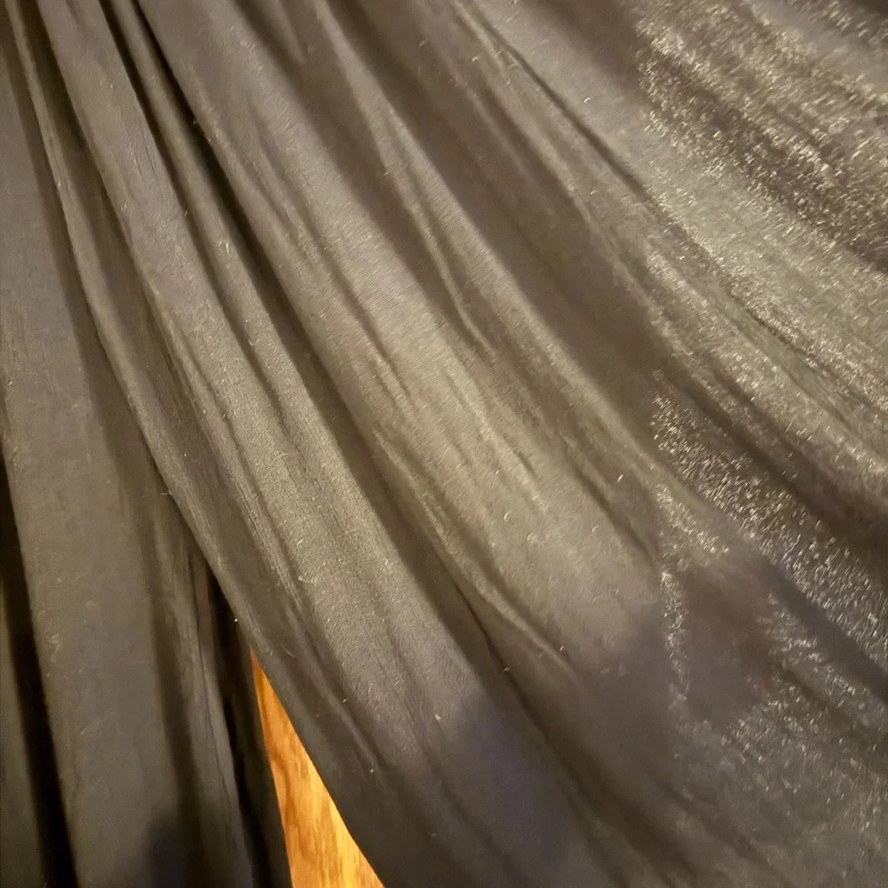 NWT Tree of Life, Black Size S/M. Gauzy Airy Coulottes , Wide Leg, Capris. Boho - Picture 5 of 14